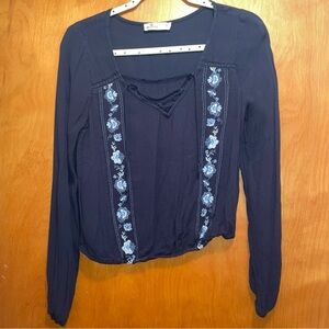 Hollister Floral Blouse